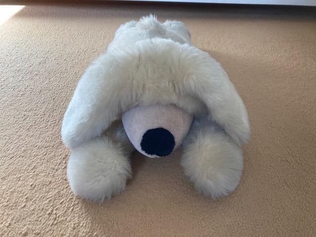 Knuffelhond liggend, Ophalen of Verzenden, Gebruikt, Hond