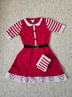 Kerstjurk met gestreepte maillot maat 134, Ophalen of Verzenden, Gebruikt, Meisje, Jurk of Rok
