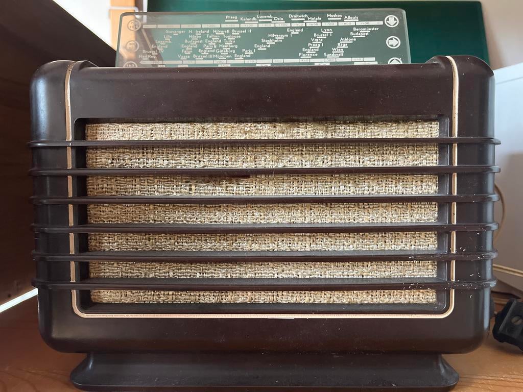 Vintage Radio Philips model 209u, Ophalen of Verzenden, Gebruikt, Radio