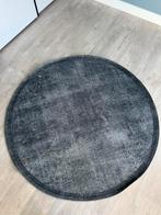 Rond vloerkleed - blauw - 160 cm, Blauw, Rond, Ophalen of Verzenden, Zo goed als nieuw