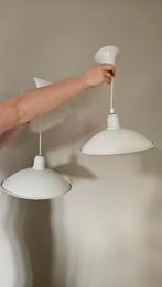 2 hanglampen wit, Ophalen, Gebruikt, Metaal, Minder dan 50 cm