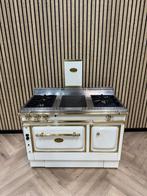 Luxe Fornuis Morice 120cm crème + Gasoven & Warmhoudkast, Witgoed en Apparatuur, Fornuizen, Warmhoudplaat, 60 cm of meer, Ophalen of Verzenden