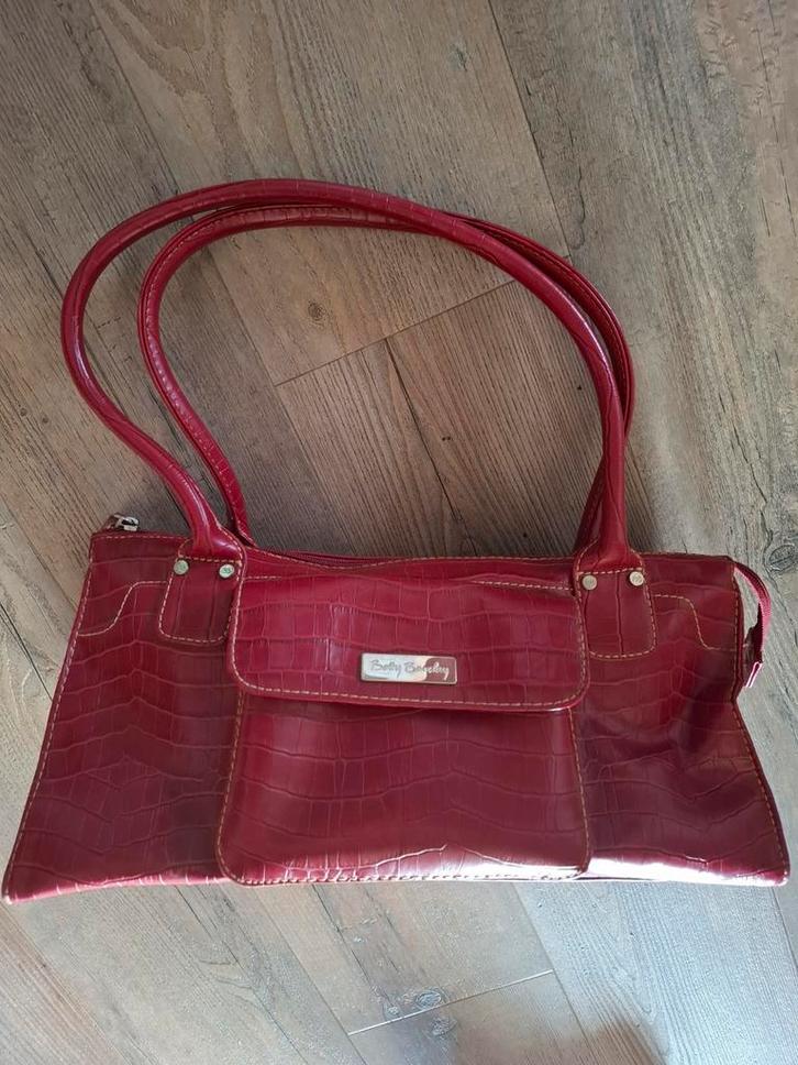 NIEUW!!!   rode krokodillen print handtas van BETTY BARCLAY, Sieraden, Tassen en Uiterlijk, Tassen | Damestassen, Nieuw, Handtas