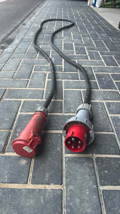Verloopkabel. 4mtr lang. 10mm2 dik!!! Van 63amp naar 32amp, Doe-het-zelf en Verbouw, Elektra en Kabels, Gebruikt, Kabel of Snoer