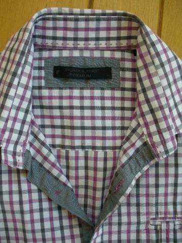 JACK & JONES bloes wit grijs paars maat S beschikbaar voor biedingen