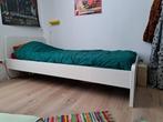 Te koop eenpersoonsbed, Huis en Inrichting, Slaapkamer | Bedden, 90 cm, Eenpersoons, Wit, Zo goed als nieuw