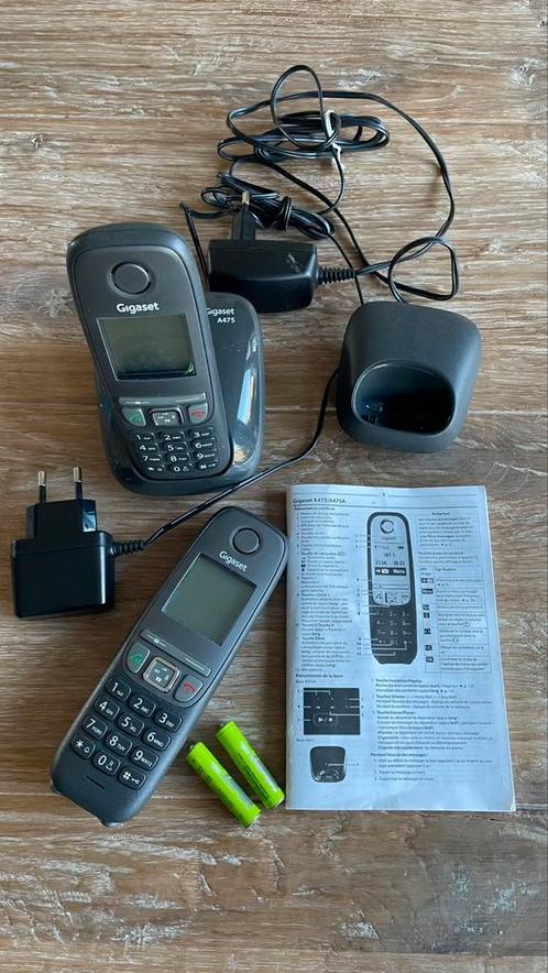 Siemens Gigaset A475H, Telecommunicatie, Vaste telefoons | Handsets en Draadloos, Zo goed als nieuw, 2 handsets, Ophalen of Verzenden