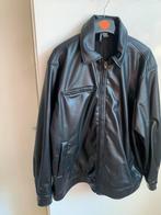 Zwarte leren jas, Motoren, Kleding | Motorkleding, Ophalen of Verzenden, Tweedehands, Jas | leer