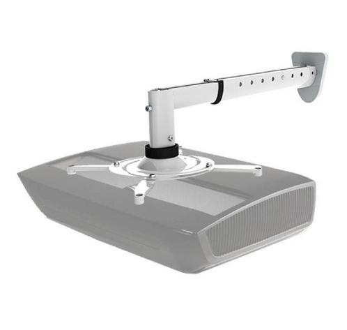Universele witte beamer muurbeugel, verstelbaar, Audio, Tv en Foto, Beamers, Nieuw, LED, Ophalen of Verzenden