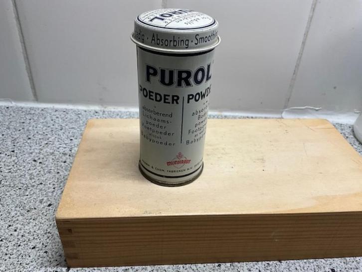 Purol poeder blikje, Verzamelen, Blikken, Nieuw, Overige, Ophalen of Verzenden