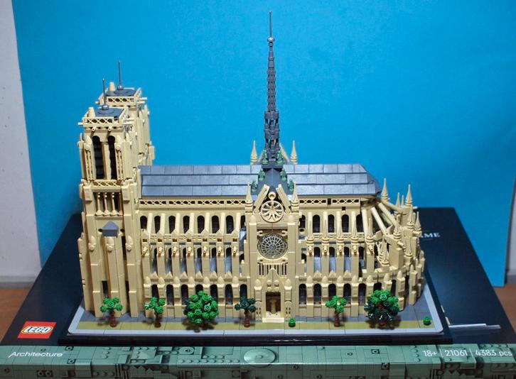 Lego Architecture 21061 Notre-Dame, Kinderen en Baby's, Speelgoed | Duplo en Lego, Zo goed als nieuw, Lego, Complete set, Ophalen of Verzenden