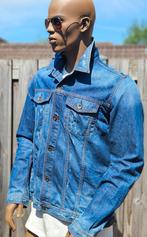 PME Legend spijkerjas / denim jacket (speciaal effect) XL, Kleding | Heren, Jassen | Zomer, Blauw, Maat 56/58 (XL), Ophalen of Verzenden