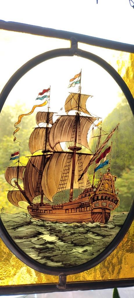 Antieke / vintage raamhanger schip, Verzamelen, Scheepvaart, Zo goed als nieuw, Ophalen of Verzenden