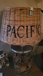 Pacific rattan riviera maison lampenkappen, Huis en Inrichting, Ophalen of Verzenden, Zo goed als nieuw, Rond, Minder dan 25 cm