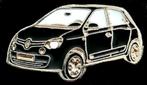 Renault Twingo pin- zwart gelakt, Verzamelen, Verzenden, Nieuw, Transport, Speldje of Pin