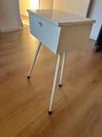 Klein Wit vintage nachtkastje, Ophalen, Gebruikt, Minder dan 45 cm, Minder dan 55 cm