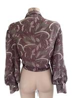 Sissel Edelbo blouse One Size, Bruin, Maat 42/44 (L), Ophalen of Verzenden, Zo goed als nieuw