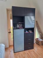 Mooie grote donkerbruine kast, Huis en Inrichting, Ophalen, Gebruikt, 100 tot 150 cm, 200 cm of meer