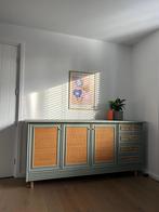 Dressoir kast met webbing rotan details, Huis en Inrichting, Kasten | Dressoirs, Ophalen, Gebruikt, 50 tot 75 cm, 200 cm of meer
