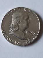 Halve franklindollar 1963d usa kk f.8.5, Ophalen of Verzenden, Noord-Amerika