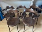 Kroegstoelen, Huis en Inrichting, Ophalen, Bruin, Zo goed als nieuw, Vijf, Zes of meer stoelen