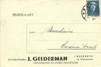 J. Gelderman, Balkbrug - 12.1949 - briefkaart, Ophalen of Verzenden, Briefkaart
