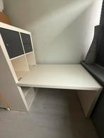 Kallax met bureau, Ophalen, Zo goed als nieuw