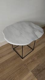 Salontafel marmer furnified, Huis en Inrichting, Ophalen, 50 tot 100 cm, Rond, Zo goed als nieuw