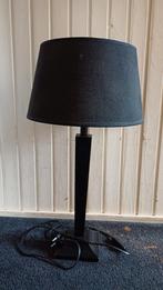 Zwarte Tafellamp, Huis en Inrichting, Lampen | Vloerlampen, Gebruikt, Ophalen of Verzenden, Metaal, Minder dan 100 cm