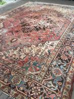 Echt Antiek Heriz Tapijt - 277x201 cm, Gebruikt, Ophalen of Verzenden, 200 cm of meer, Rechthoekig