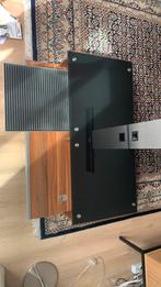 Sonorous TV Meubel Kersenhout Look Zwarte Glasplaat, Minder dan 50 cm, 75 cm of meer, Ophalen of Verzenden, Minder dan 100 cm