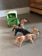 Playmobil paardentrailer met enkele paaden, Ophalen of Verzenden, Gebruikt