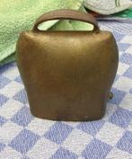 oude koperen bel/ oude koebel, Antiek en Kunst, Ophalen of Verzenden