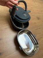 Metalen lunchbox, Ophalen, Gebruikt, Blauw, Overige typen