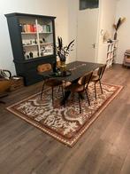 Zwarte eettafel keramiek 160cm, Ophalen, Overige materialen, 50 tot 100 cm, Zo goed als nieuw