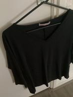 Studio Anneloes Shirt - V-hals, driekwart mouw, zwart, Maat 38/40 (M), Studio Anneloes, Zwart, Ophalen of Verzenden
