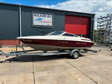 Nette speedboot(maxum) compleet met motor en trailer beschikbaar voor biedingen