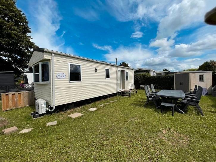 Te koop: Stacaravan op recreatiepark in Strijen, Caravans en Kamperen, Stacaravans, tot en met 2, Ophalen of Verzenden