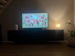 Zwart eiken tv kast, Ophalen, Zo goed als nieuw, 25 tot 50 cm, Minder dan 100 cm