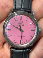 Enicar Swiss Made Jaren 70 3cm, Sieraden, Tassen en Uiterlijk, Overige merken, Staal, Met bandje, Polshorloge