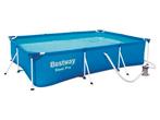 Zwembad 400x211x81cm + toebehoren, Ophalen, Gebruikt, 200 tot 300 cm, 80 tot 120 cm