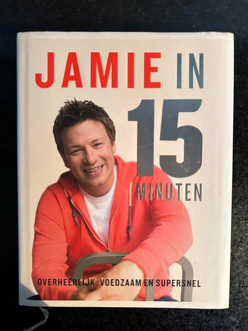 Kookboek "Jamie Oliver 15 minuten", Boeken, Biografieën, Zo goed als nieuw, Ophalen of Verzenden