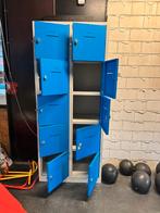Metalen lockers – 12 compartimenten, Huis en Inrichting, Kasten | Lockerkasten, Ophalen, Gebruikt