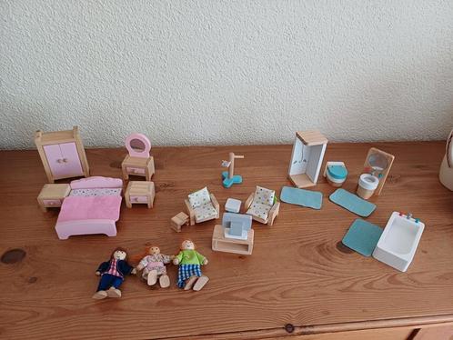 Grote set poppenhuis meubels, Verzamelen, Poppenhuizen en Toebehoren, Zo goed als nieuw, Poppenhuis, Ophalen of Verzenden