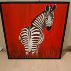 Zebra Schilderij op Doek, Ophalen