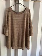 Kanten top, Kleding | Dames, Grote Maten, Beige, Shirt of Top, Ophalen of Verzenden, Gedragen
