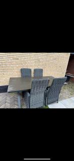 Tuin set inc 4 (verstelbare) stoelen, Tuin en Terras, Ophalen, Zo goed als nieuw