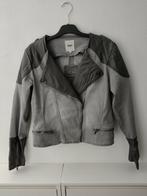 spijkerstof jas pu leer maat 40  OBJECT, Ophalen of Verzenden, Nieuw, Maat 38/40 (M), Grijs
