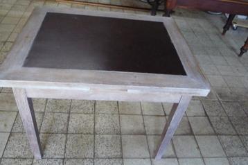 tafel eiken jaren 30 uittrekbaar beschikbaar voor biedingen