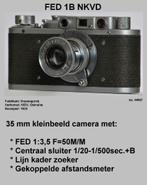FED 1B, speciale NKVD uitvoering anno 1935, Verzamelen, Ophalen of Verzenden, Voor 1940, Fototoestel